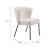 Aimee Fabric/Steel Dining Chair
