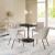 Aimee Polyester/Steel Dining Chair