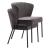 Aimee Velvet/Steel Dining Chair
