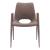 Desi Faux Leather/Steel Dining Chair