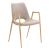 Desi Faux Leather/Steel Dining Chair