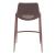 Desi Faux Leather/Steel Counter Stool