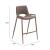 Desi Faux Leather/Steel Counter Stool