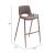 Desi Faux Leather/Steel Barstool