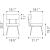 Blanca Polyester/Steel Dining Chair