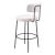 Blanca Polyester/Steel Barstool