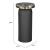 Luxor Round Marble/Iron Drink Table