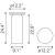 Luxor Round Marble/Iron Drink Table