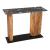 Pemba Marble/Wood/Iron Console Table
