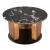 Pemba Round Marble/Wood/Iron Coffee Table