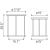 Bari Round Wood/Iron Nesting Table Set