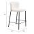 Linz Faux Leather/Steel Counter Stool