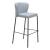 Linz Faux Leather/Steel Barstool
