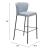 Linz Faux Leather/Steel Barstool