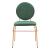 Odessa Velvet/Steel Dining Chair