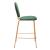 Odessa Velvet/Steel Counter Stool