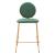 Odessa Velvet/Steel Counter Stool