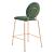 Odessa Velvet/Steel Counter Stool