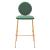 Odessa Velvet/Steel Barstool