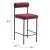 Livorno Polyester/Steel Counter Stool
