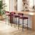 Livorno Polyester/Steel Barstool