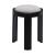 Banjul Round Polyester/Wood Ottoman