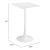 Valleta Square MDF/Steel Bar Table