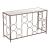 Convale Mirror Glass/Steel Console Table