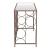 Convale Mirror Glass/Steel Console Table