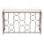 Convale Mirror Glass/Steel Console Table