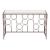 Convale Mirror Glass/Steel Console Table