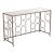 Convale Mirror Glass/Steel Console Table