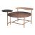 Viken Round MDF/Steel Coffee Table