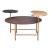 Viken Round MDF/Steel Coffee Table
