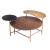 Viken Round MDF/Steel Coffee Table