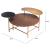 Viken Round MDF/Steel Coffee Table