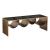 Reed Rectangular Glass/Steel Coffee Table