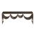 Reed Rectangular Glass/Steel Coffee Table