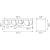 Reed Rectangular Glass/Steel Coffee Table