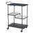 Constanza Glass/Marble/Steel Bar Cart