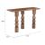Split Wood Console Table