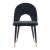 Menlo Velvet/Steel Dining Chair