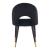 Menlo Velvet/Steel Dining Chair