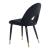 Menlo Velvet/Steel Dining Chair