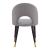 Menlo Velvet/Steel Dining Chair