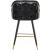 Barbosa Faux Leather Counter Stool with Espresso Wood Legs