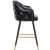 Barbosa Faux Leather Counter Stool with Espresso Wood Legs