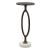 Bonita Aluminum/Marble Accent Table