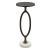 Bonita Aluminum/Marble Accent Table
