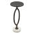 Bonita Aluminum/Marble Accent Table